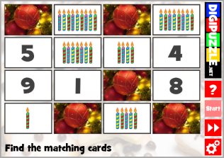 Counting Candles – DigiPuzzle – Maths Zone Cool Learning Games
