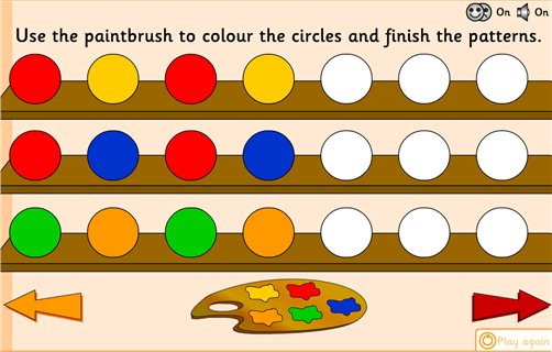 simple patterns  ngfl cymru  maths zone cool learning games